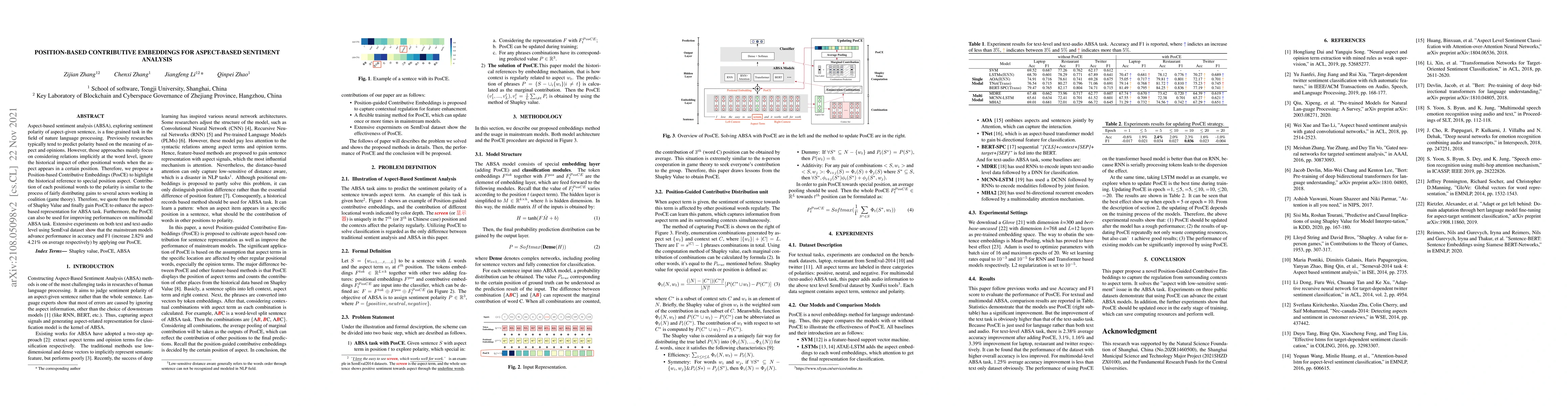 Thumbnail for Position-based Contributive Embeddings for Aspect-Based Sentiment
  Analysis