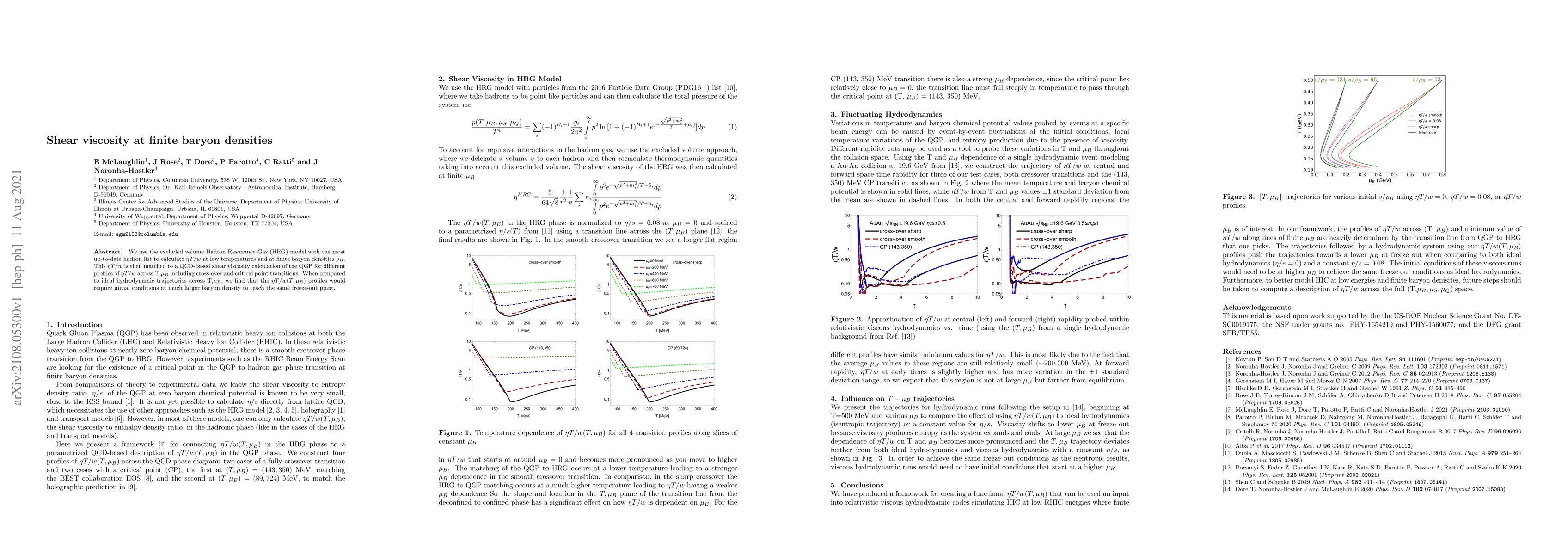 Thumbnail for Shear viscosity at finite baryon densities