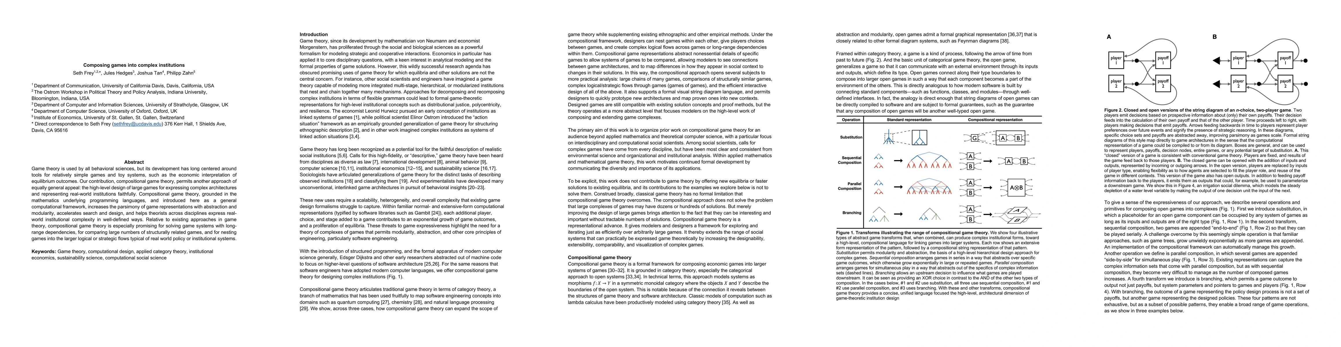Thumbnail for Composing games into complex institutions