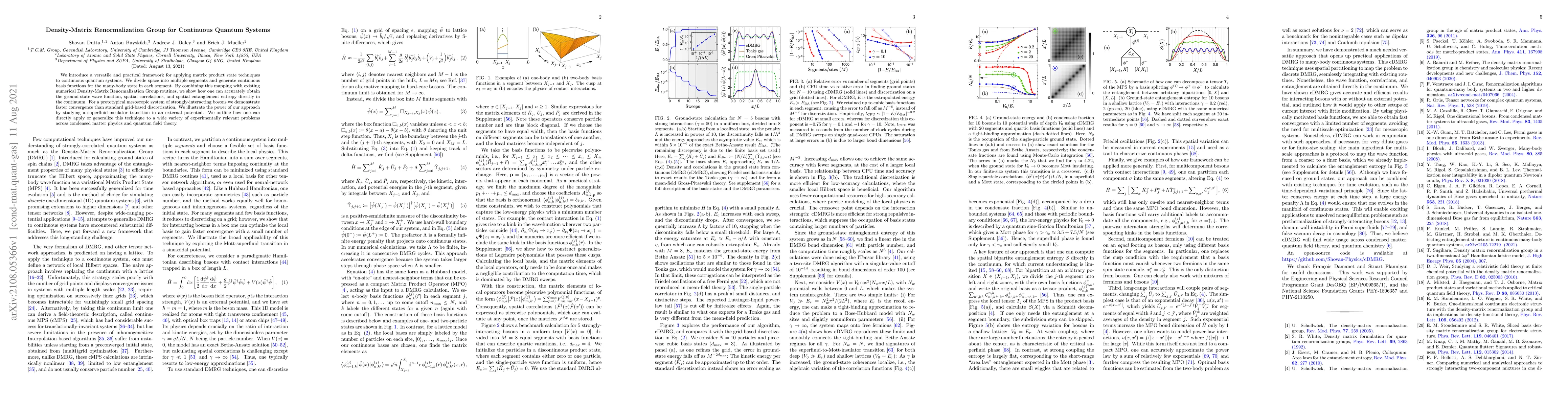 Thumbnail for Density-Matrix Renormalization Group for Continuous Quantum Systems