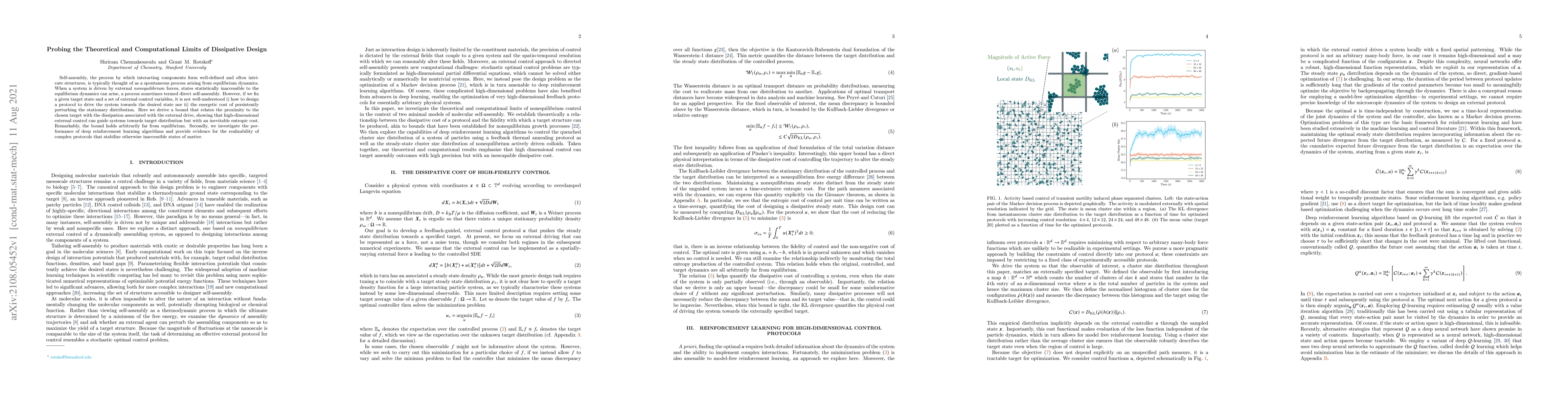 Thumbnail for Probing the Theoretical and Computational Limits of Dissipative Design