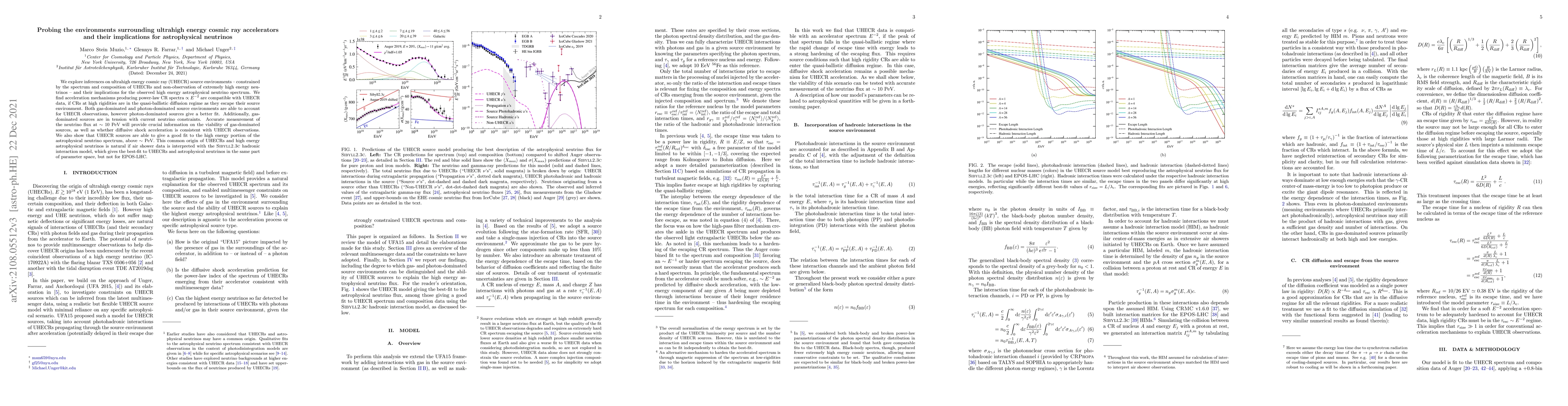 Thumbnail for Probing the environments surrounding ultrahigh energy cosmic ray
  accelerators and their implications for astrophysical neutrinos