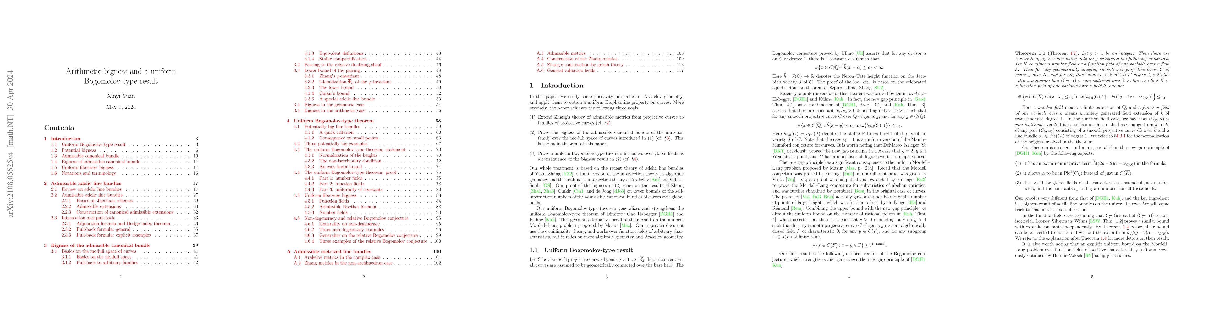 Thumbnail for Arithmetic bigness and a uniform Bogomolov-type result