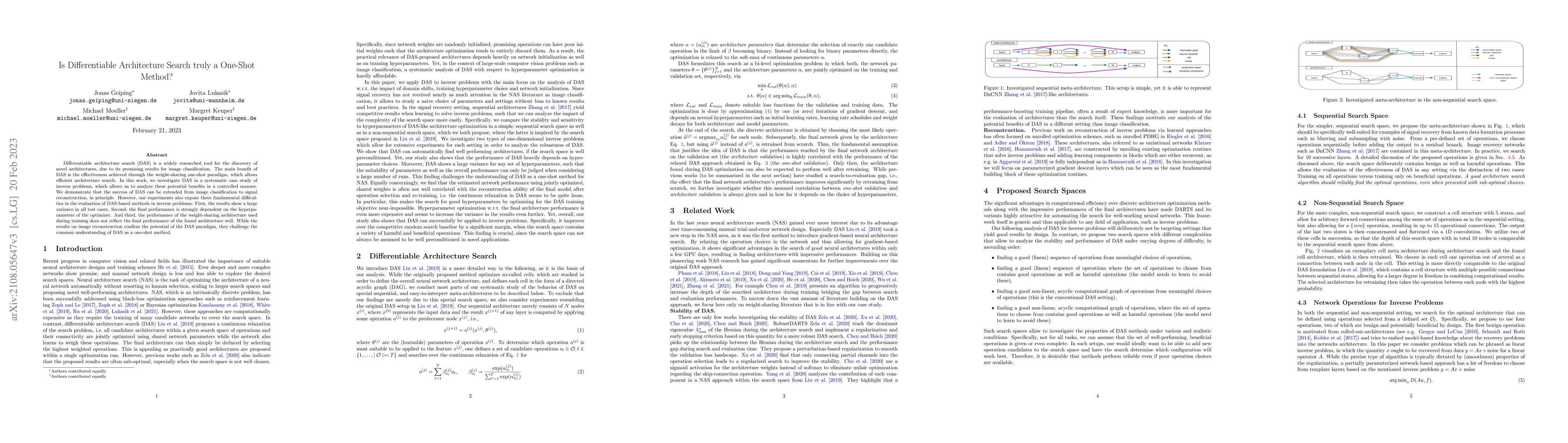 Thumbnail for Is Differentiable Architecture Search truly a One-Shot Method?