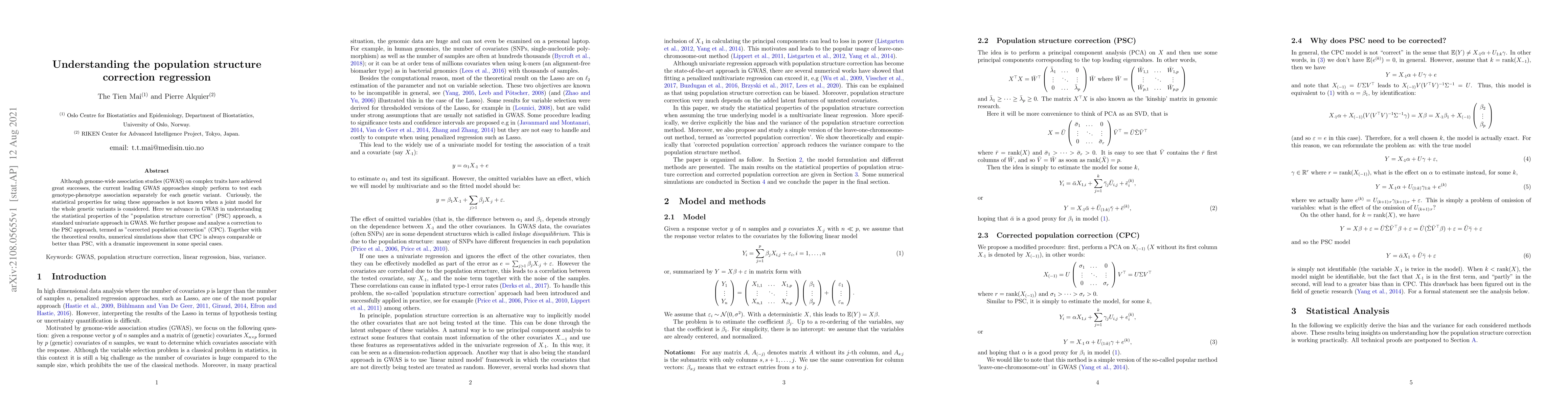 Thumbnail for Understanding the population structure correction regression