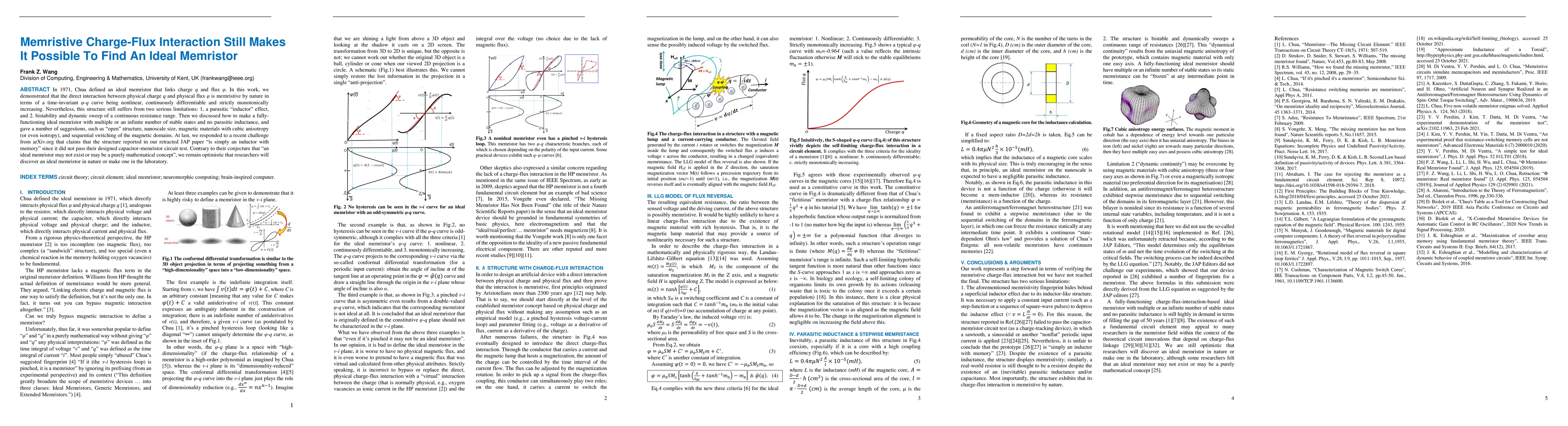 Thumbnail for Memristive Charge-Flux Interaction Still Makes It Possible To Find An
  Ideal Memristor