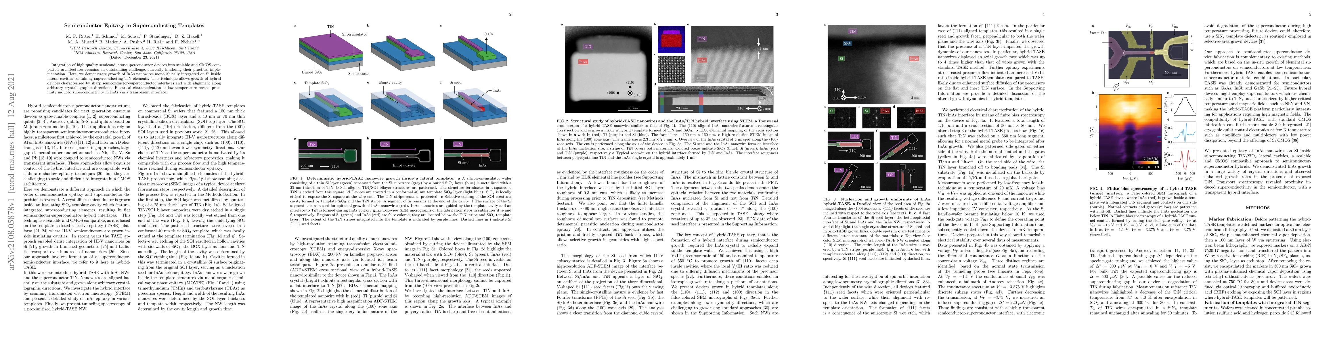 Thumbnail for Semiconductor Epitaxy in Superconducting Templates