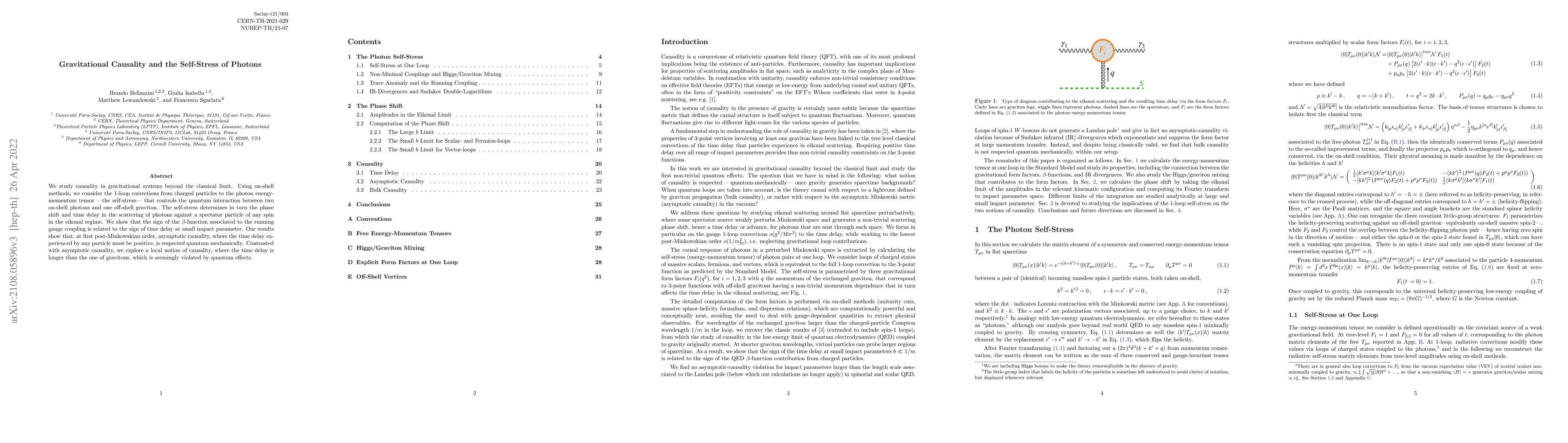 Thumbnail for Gravitational Causality and the Self-Stress of Photons