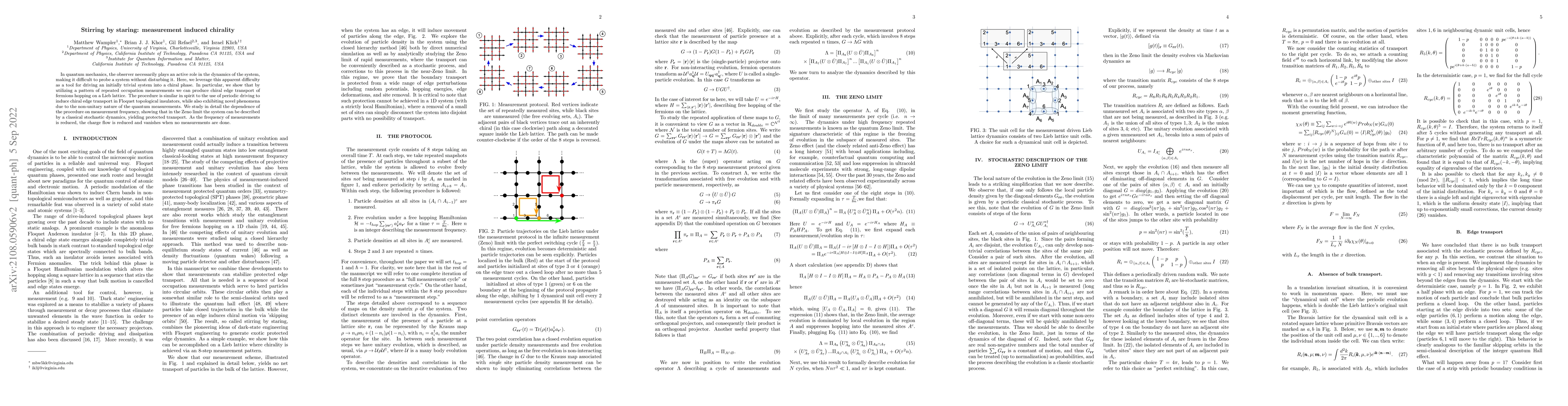 Thumbnail for Stirring by Staring: Measurement Induced Chirality