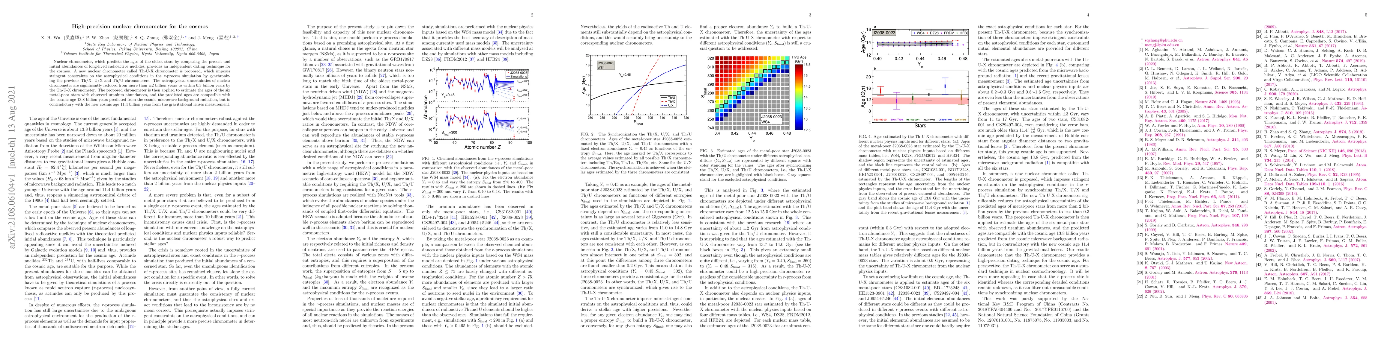 Thumbnail for High-precision nuclear chronometer for the cosmos