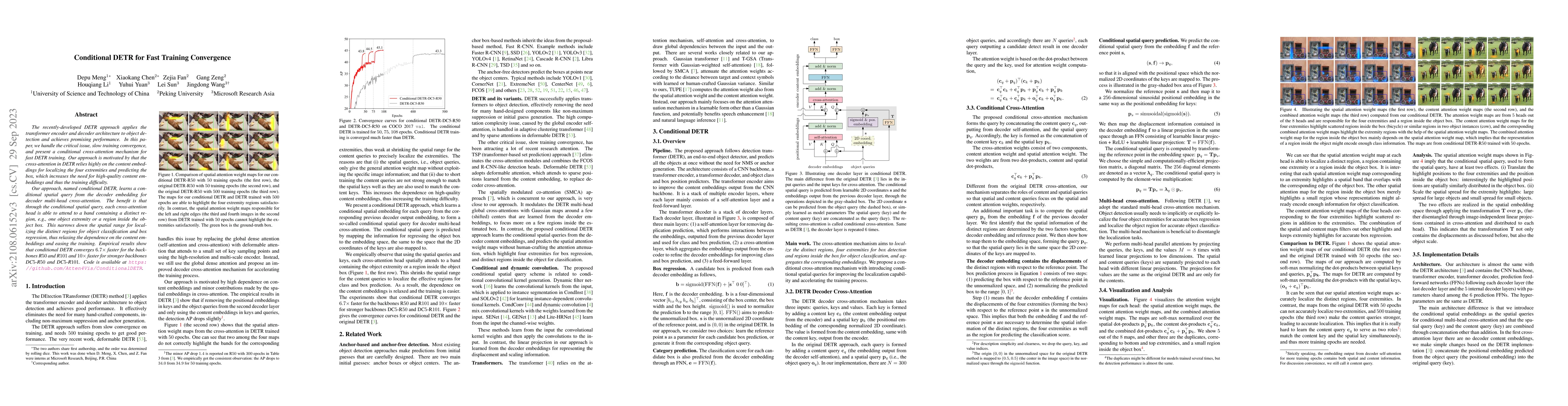 Thumbnail for Conditional DETR for Fast Training Convergence