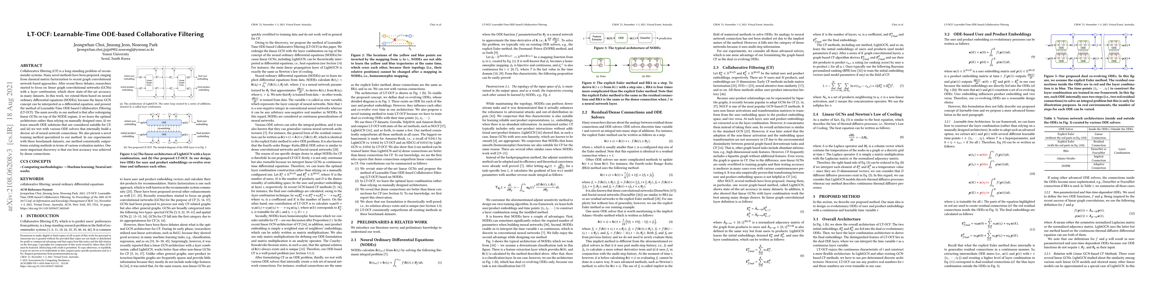 Thumbnail for LT-OCF: Learnable-Time ODE-based Collaborative Filtering