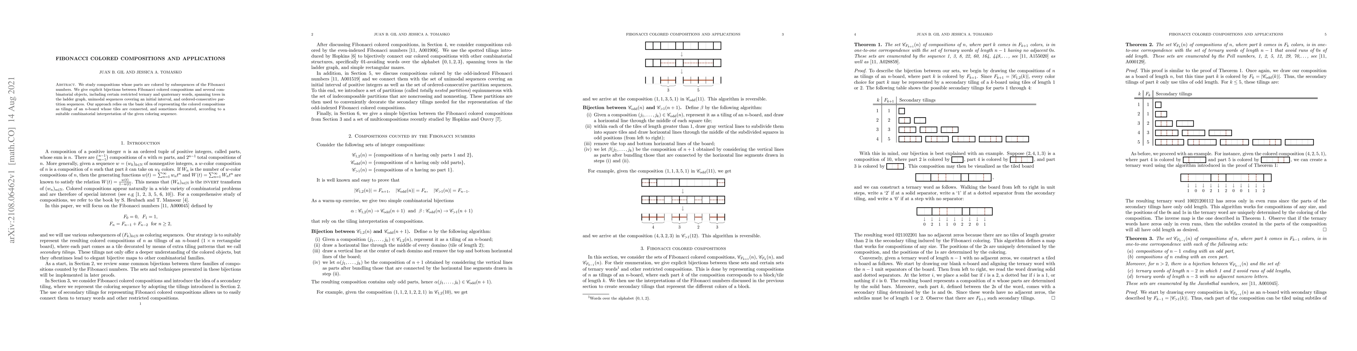 Thumbnail for Fibonacci colored compositions and applications