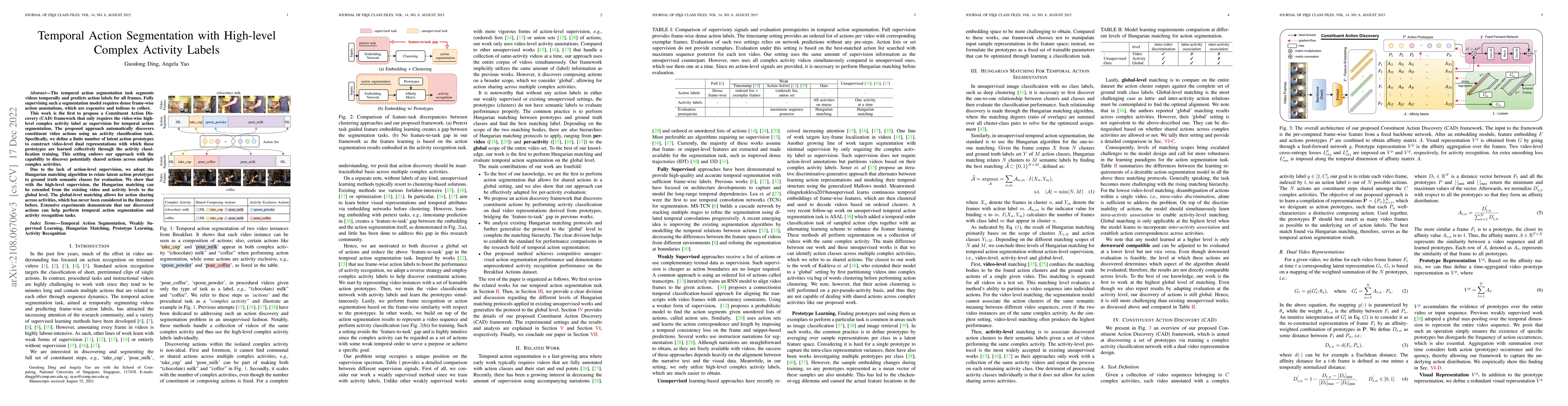 Thumbnail for Temporal Action Segmentation with High-level Complex Activity Labels