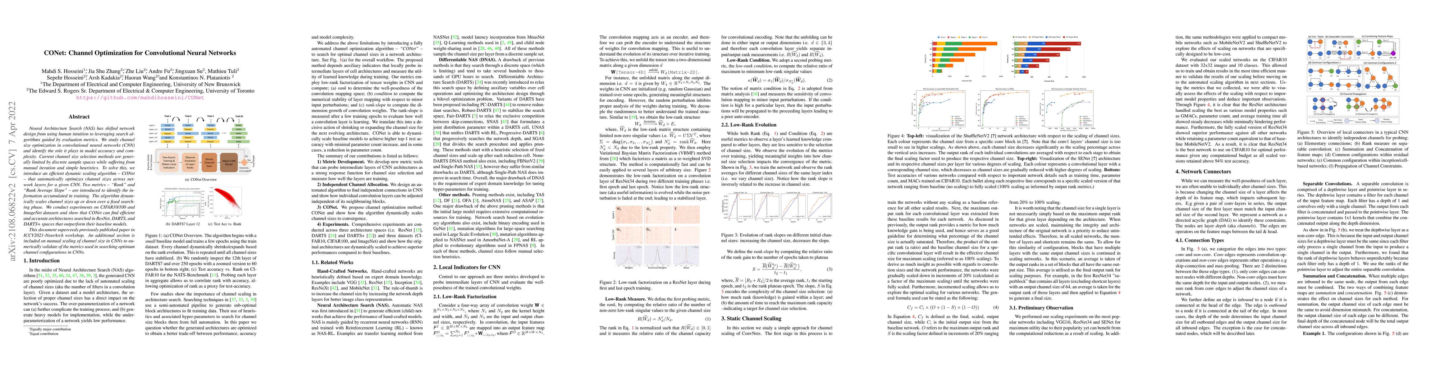 Thumbnail for CONet: Channel Optimization for Convolutional Neural Networks
