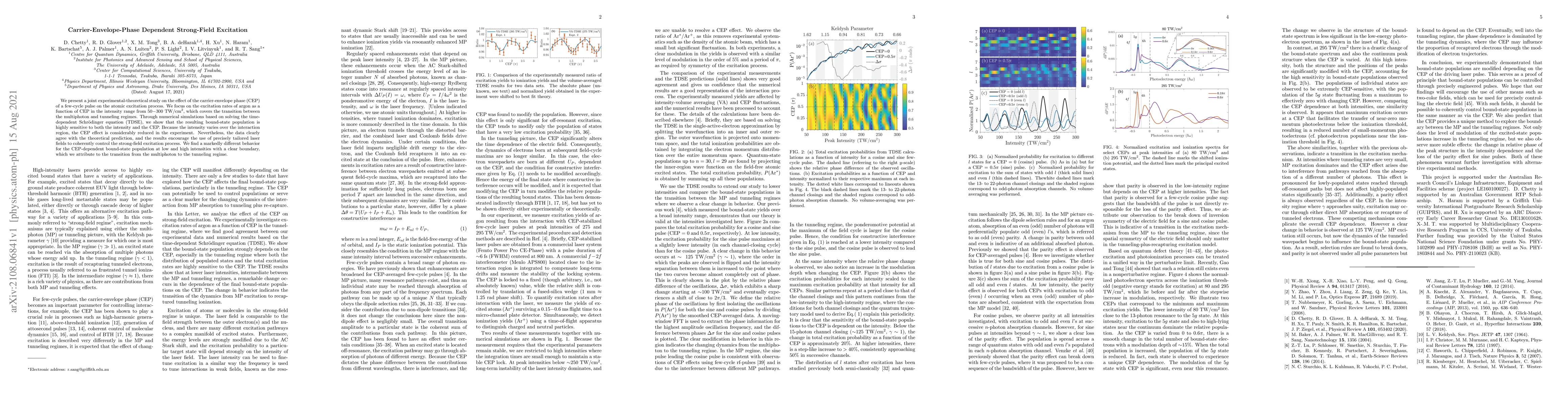 Thumbnail for Carrier-Envelope-Phase Dependent Strong-Field Excitation