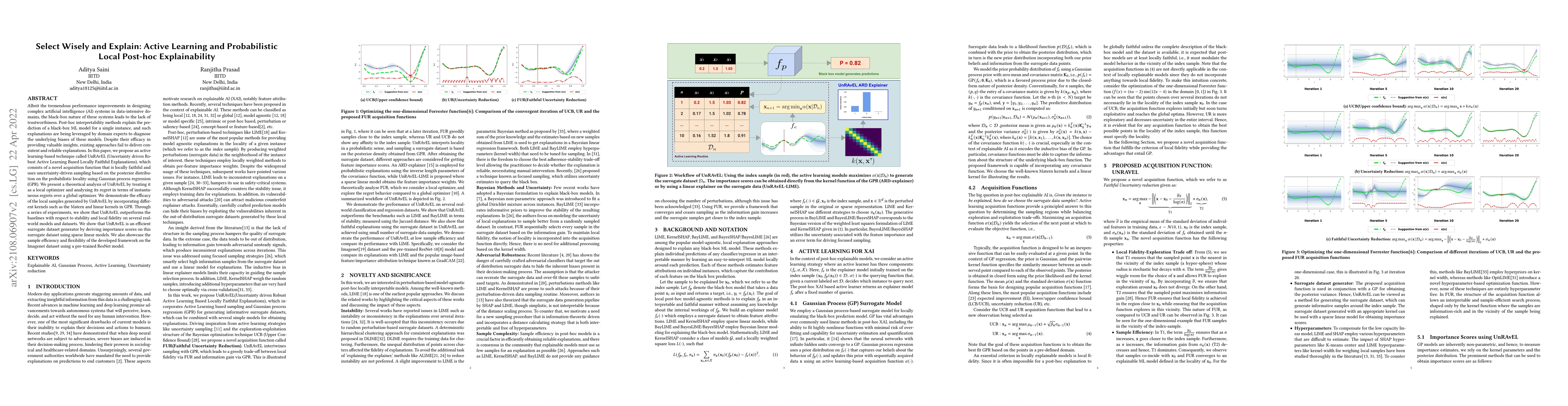 Thumbnail for Select Wisely and Explain: Active Learning and Probabilistic Local
  Post-hoc Explainability