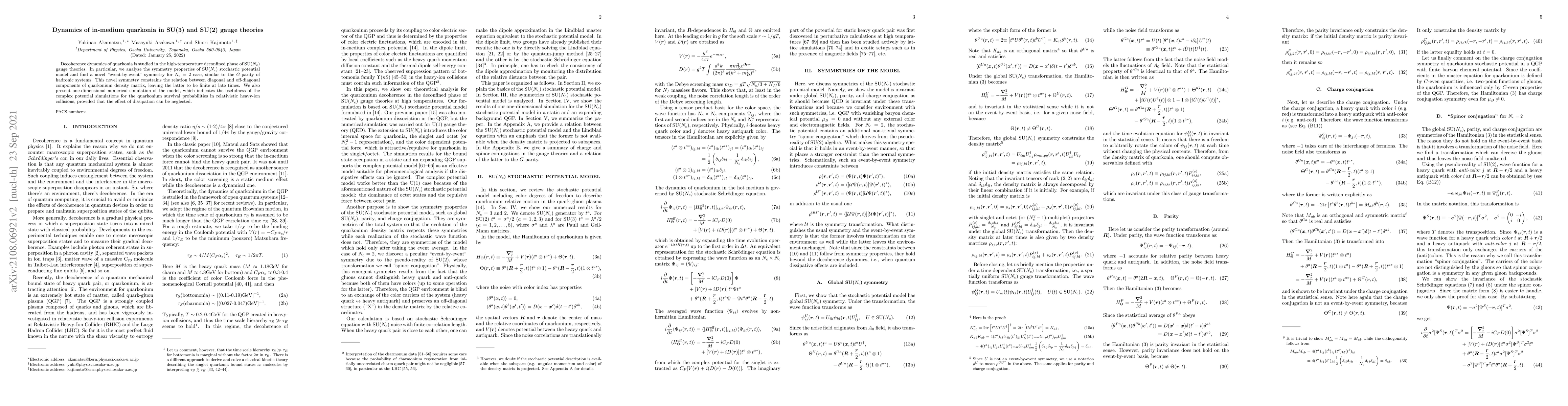 Thumbnail for Dynamics of in-medium quarkonia in SU(3) and SU(2) gauge theories