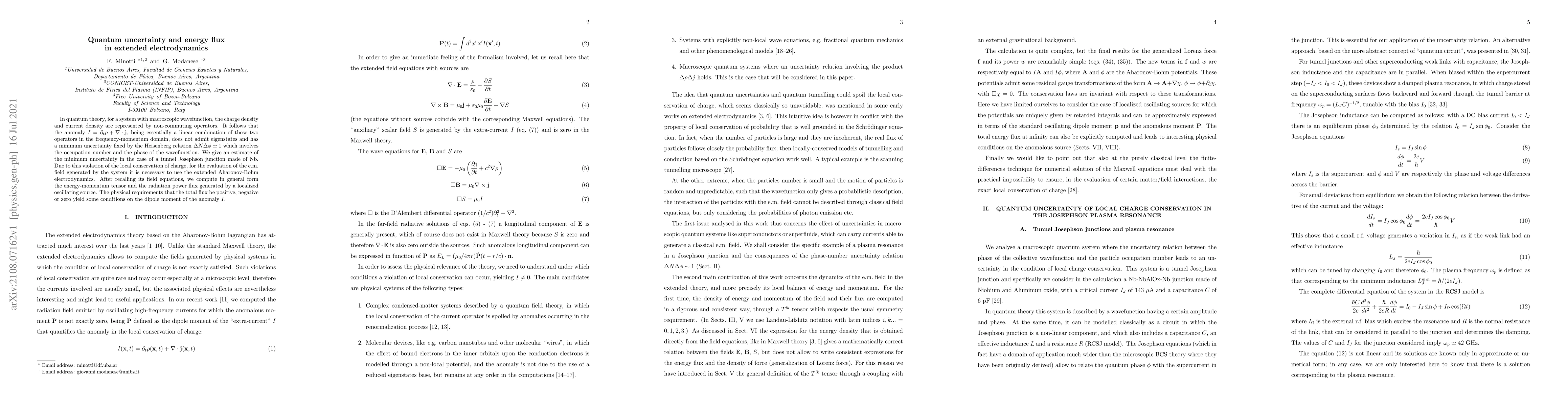 Thumbnail for Quantum uncertainty and energy flux in extended electrodynamics