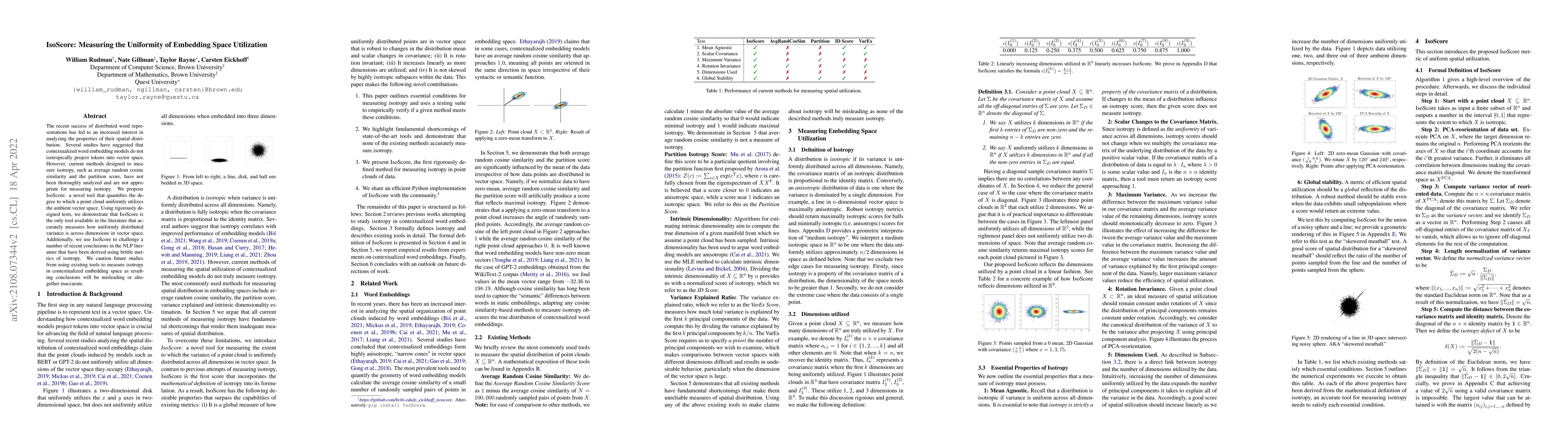 Thumbnail for IsoScore: Measuring the Uniformity of Embedding Space Utilization