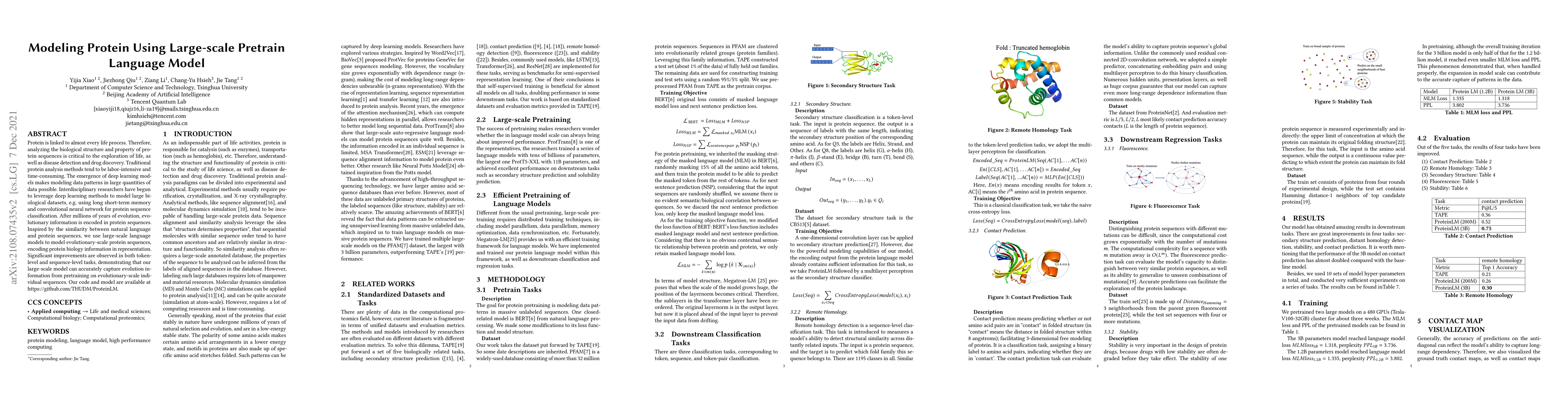 Thumbnail for Modeling Protein Using Large-scale Pretrain Language Model