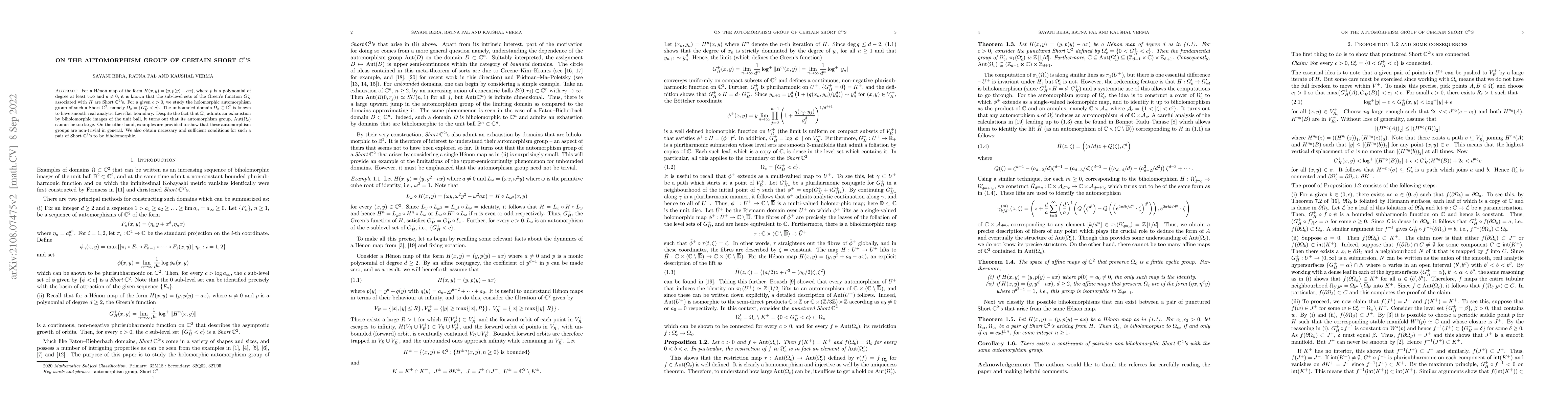 Thumbnail for On the automorphism group of certain Short $\mathbb C^2$'s