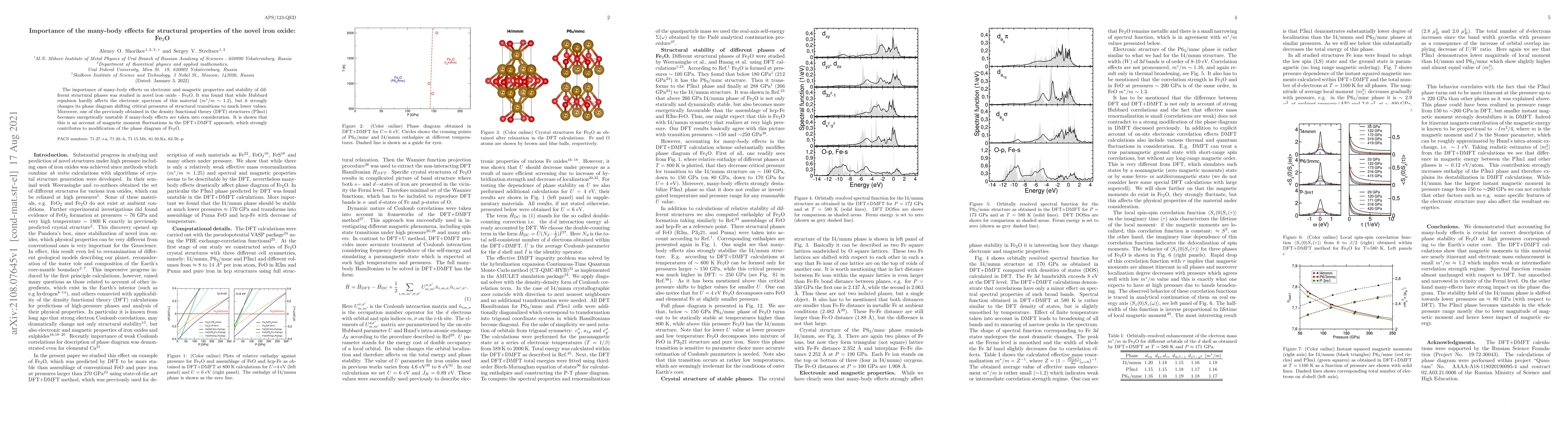 Thumbnail for Importance of the many-body effects for structural properties of the
  novel iron oxide: Fe$_2$O