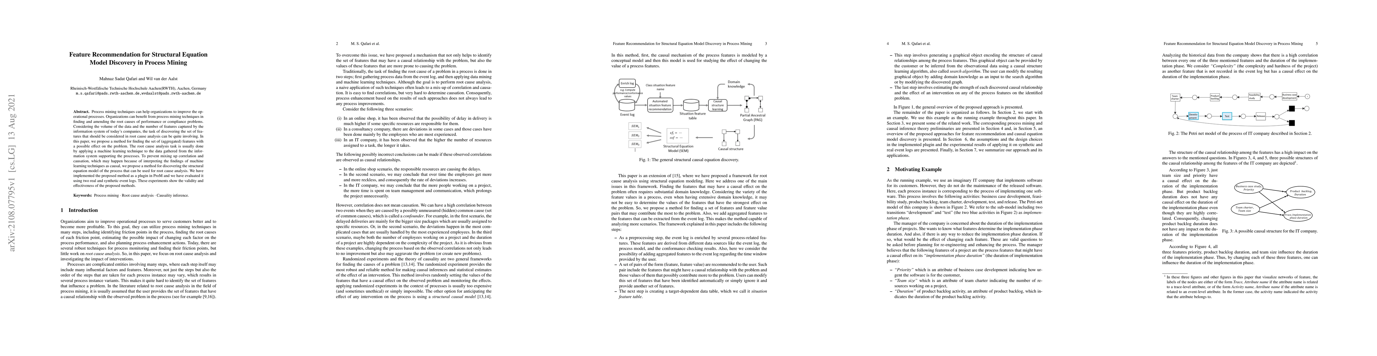 Thumbnail for Feature Recommendation for Structural Equation Model Discovery in
  Process Mining