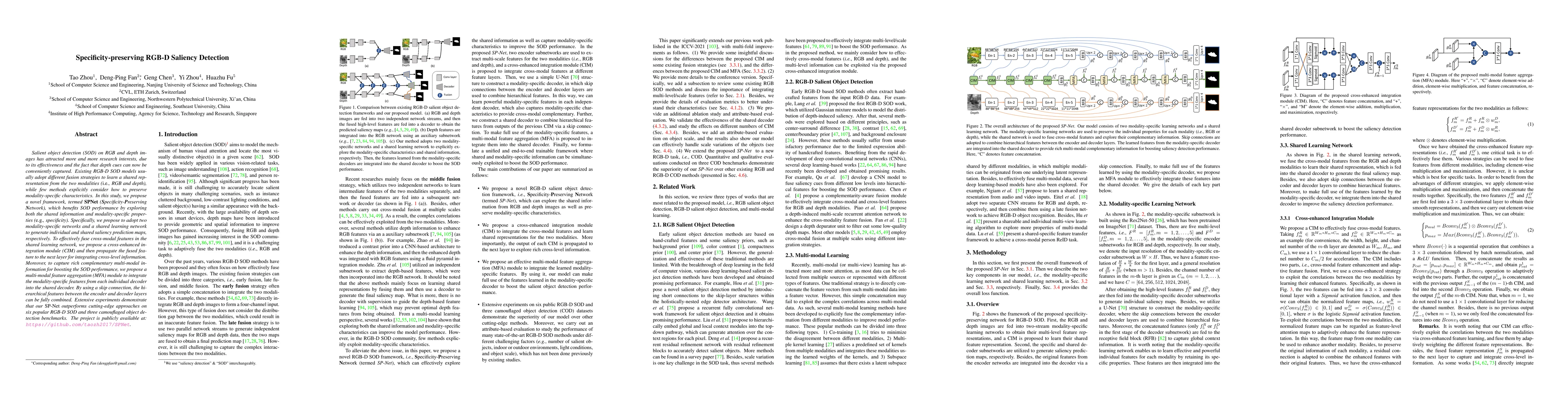 Thumbnail for Specificity-preserving RGB-D Saliency Detection