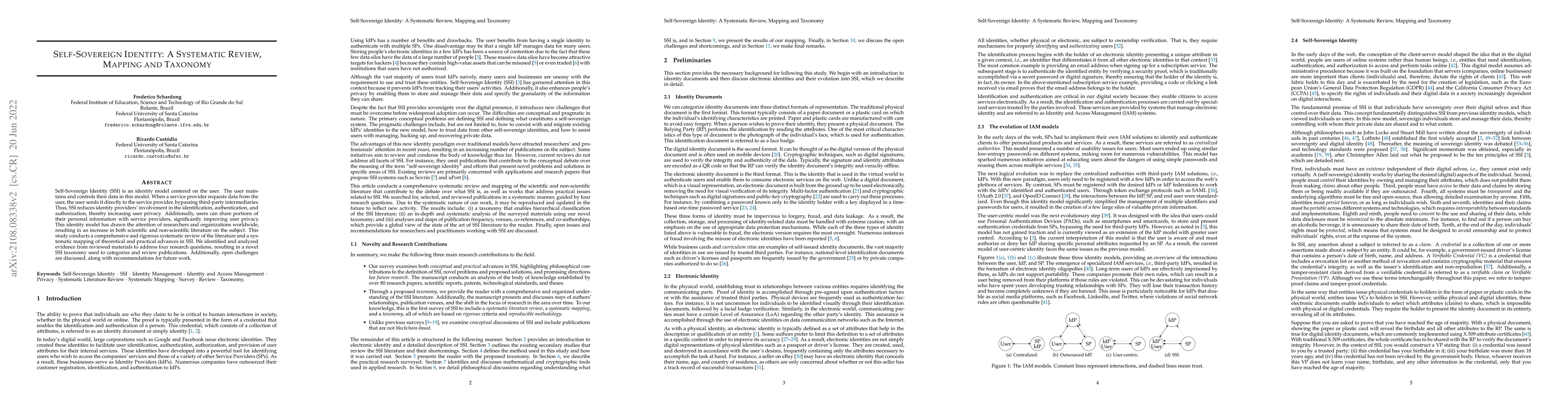 Thumbnail for Self-Sovereign Identity: A Systematic Review, Mapping and Taxonomy