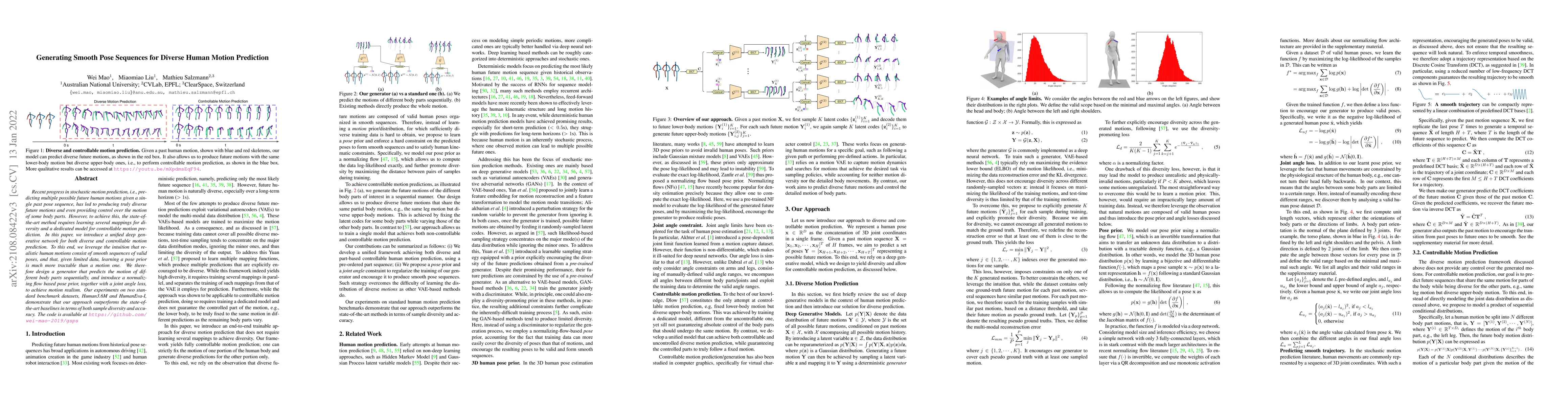 Thumbnail for Generating Smooth Pose Sequences for Diverse Human Motion Prediction