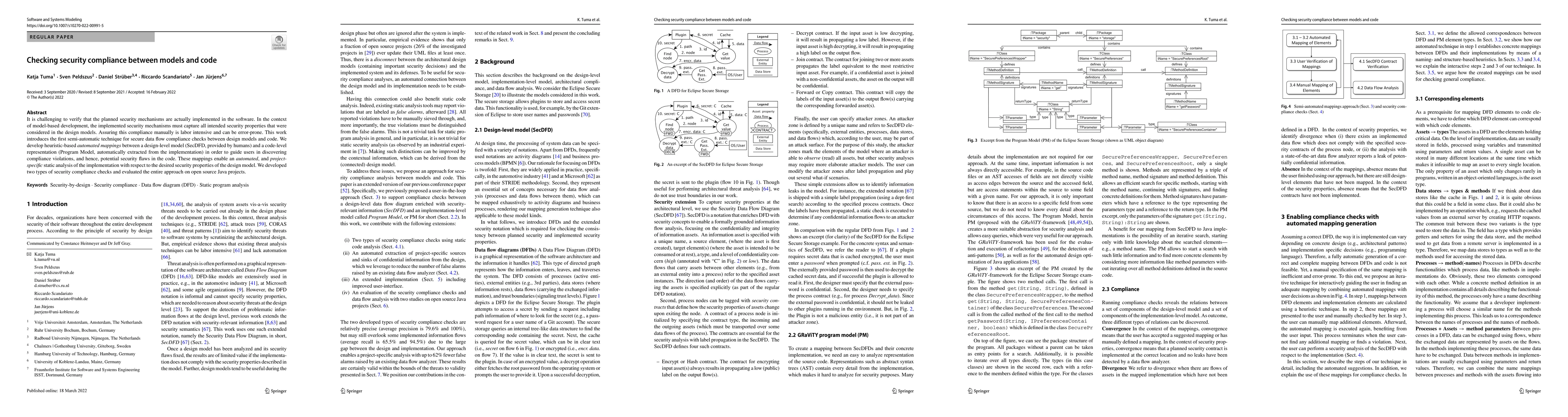 Thumbnail for Checking Security Compliance between Models and Code