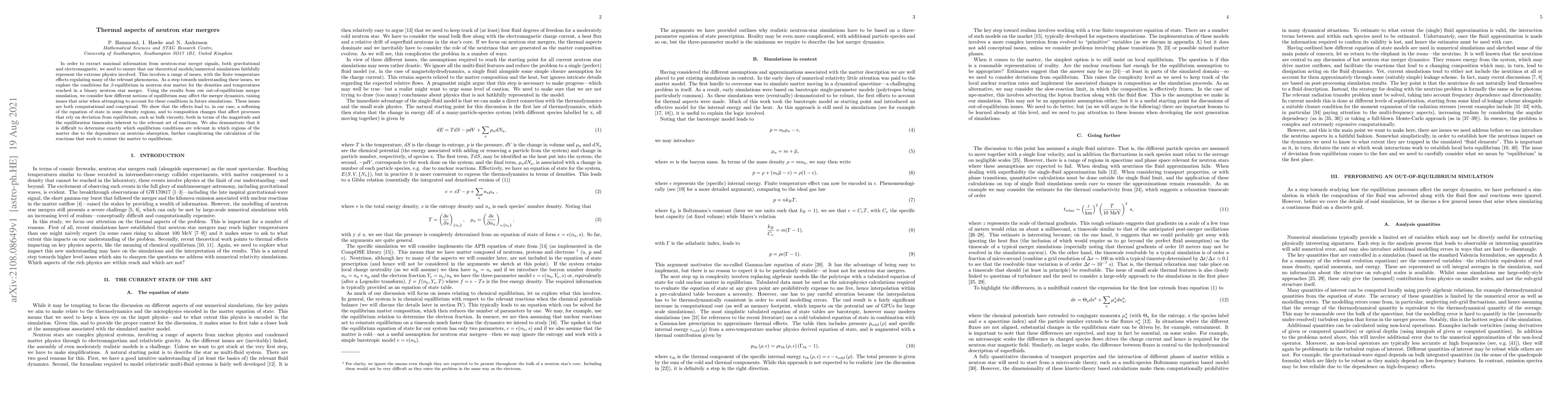 Thumbnail for Thermal aspects of neutron star mergers