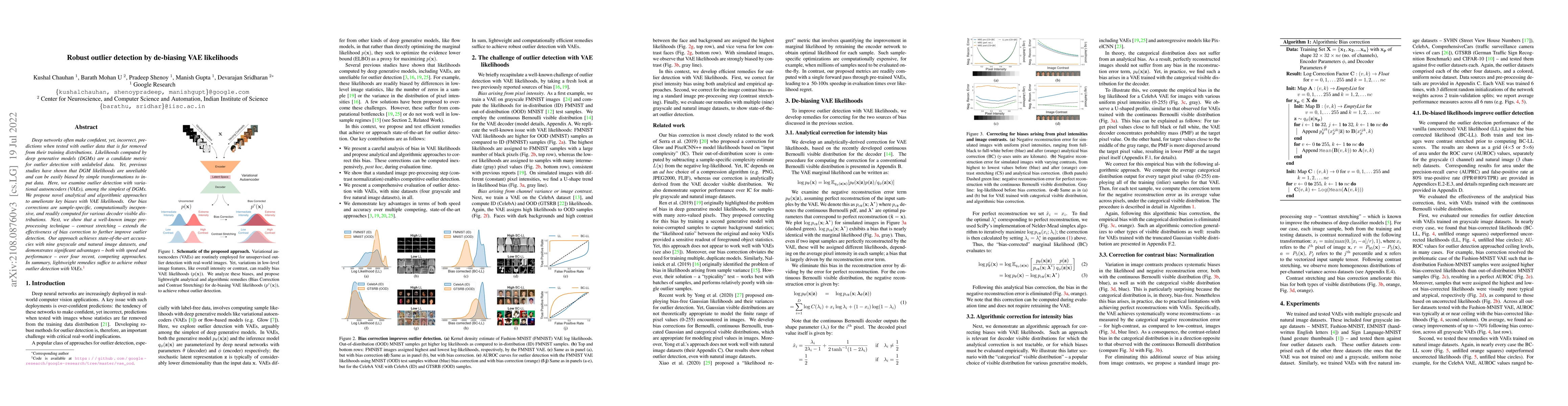Thumbnail for Robust outlier detection by de-biasing VAE likelihoods