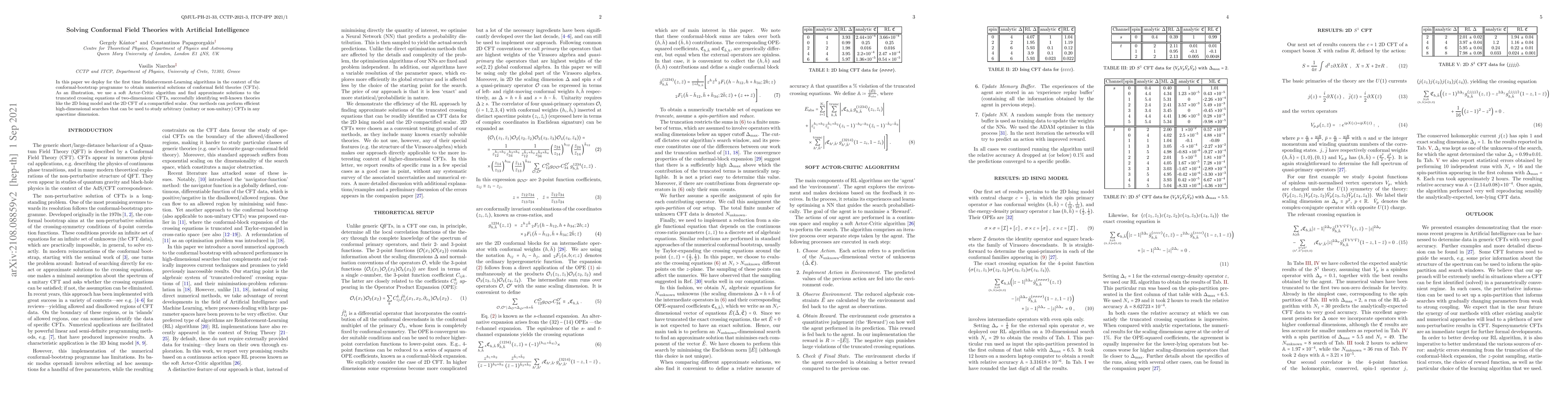 Thumbnail for Solving Conformal Field Theories with Artificial Intelligence