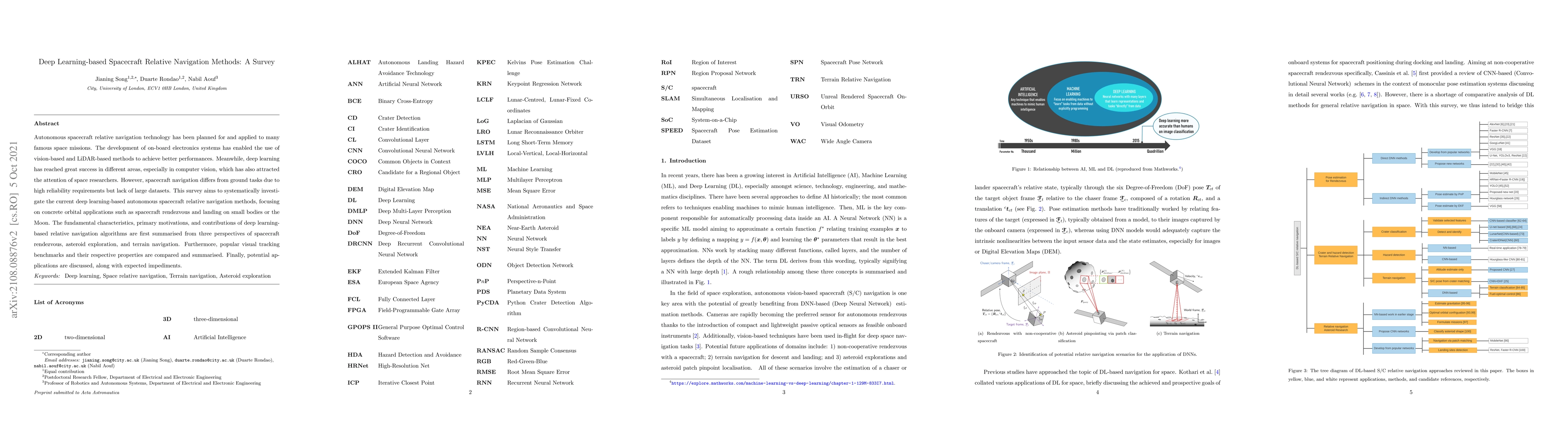 Thumbnail for Deep Learning-based Spacecraft Relative Navigation Methods: A Survey