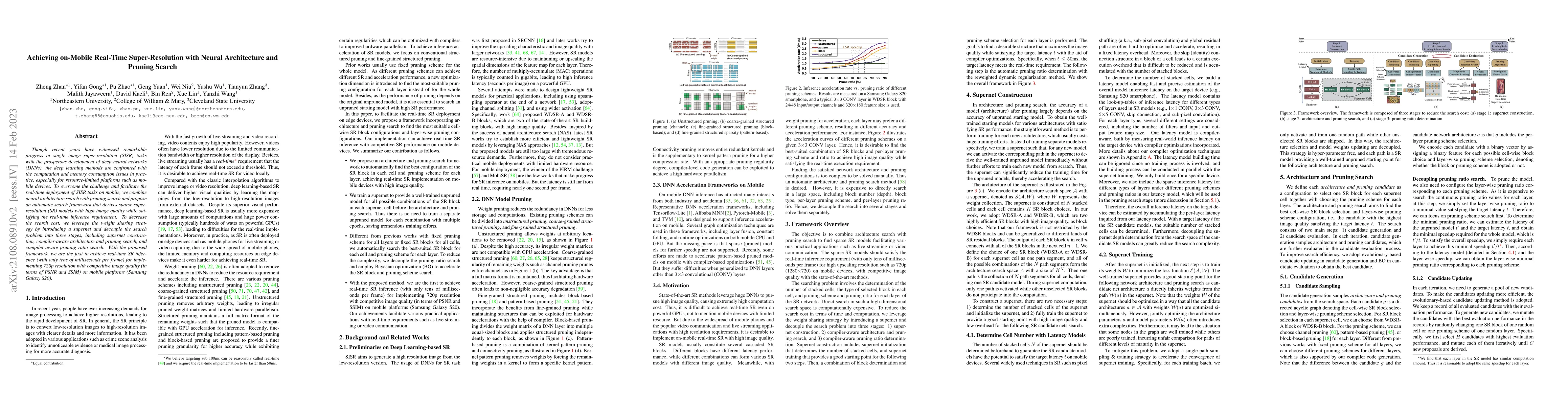 Thumbnail for Achieving on-Mobile Real-Time Super-Resolution with Neural Architecture
  and Pruning Search
