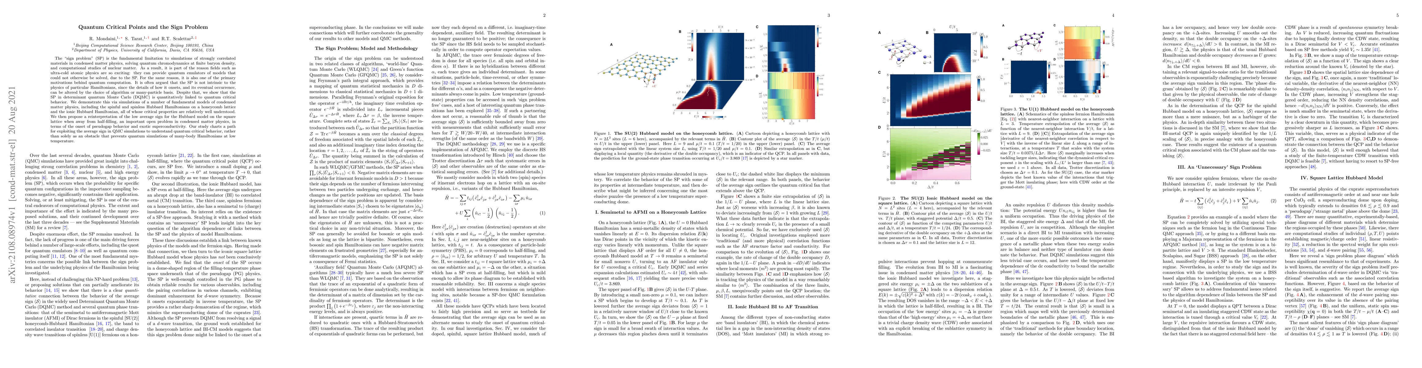 Thumbnail for Quantum Critical Points and the Sign Problem