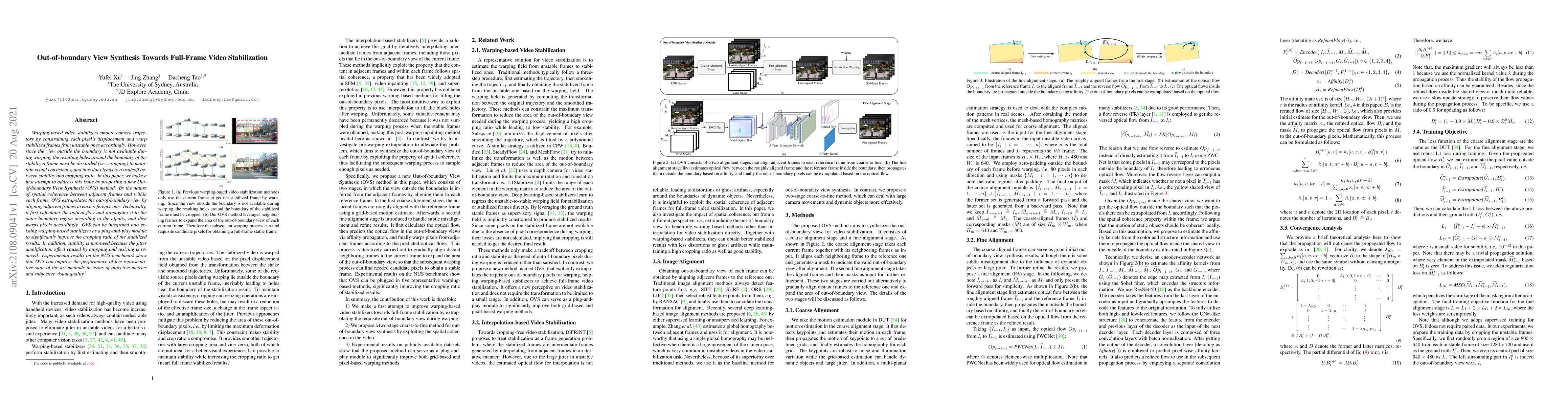 Thumbnail for Out-of-boundary View Synthesis Towards Full-Frame Video Stabilization