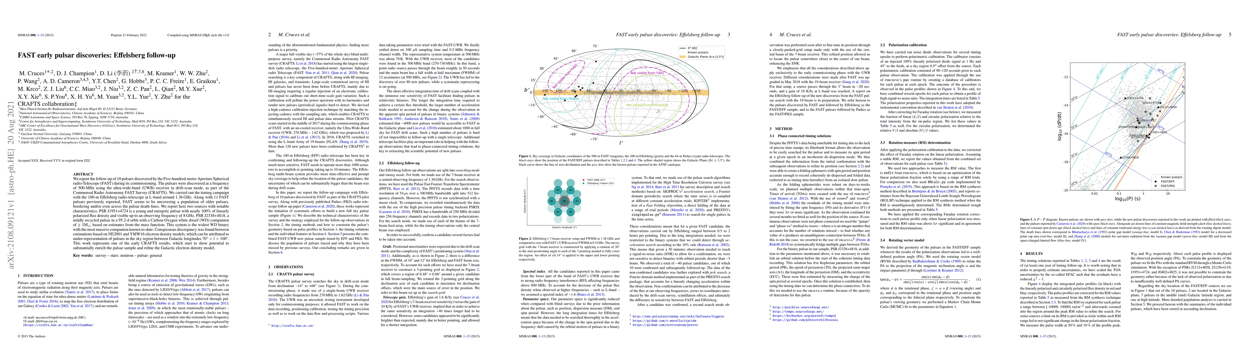 Thumbnail for FAST early pulsar discoveries: Effelsberg follow-up