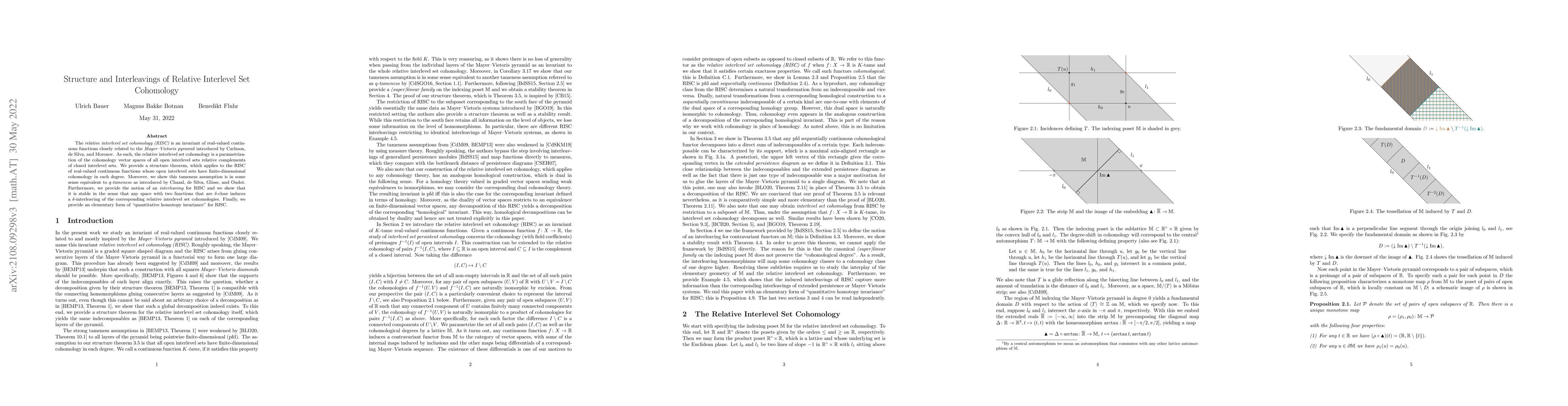 Thumbnail for Structure and Interleavings of Relative Interlevel Set Cohomology