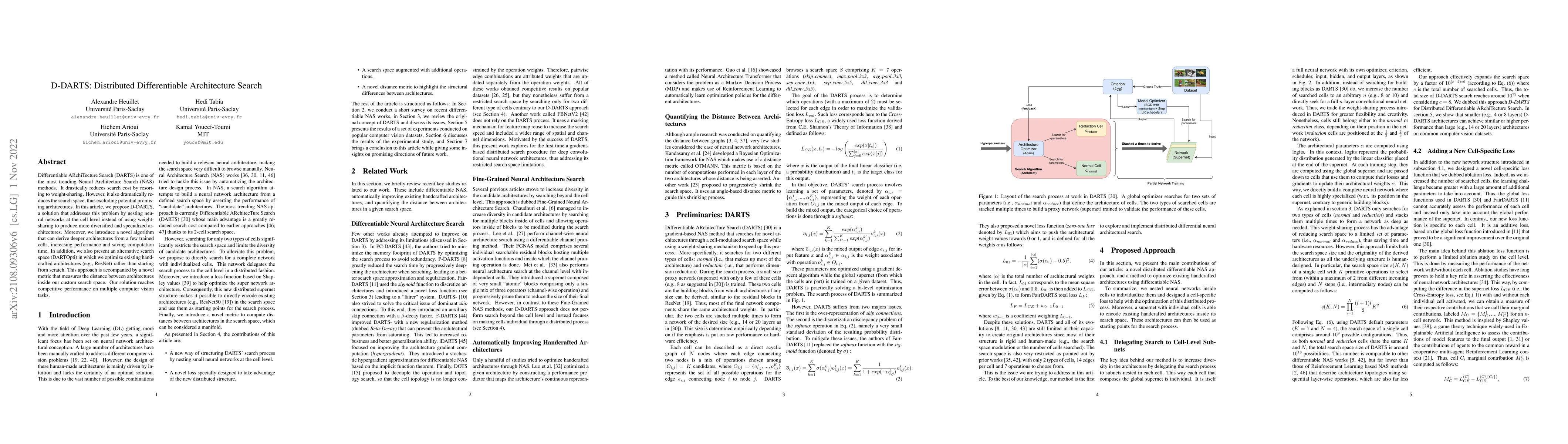 Thumbnail for D-DARTS: Distributed Differentiable Architecture Search