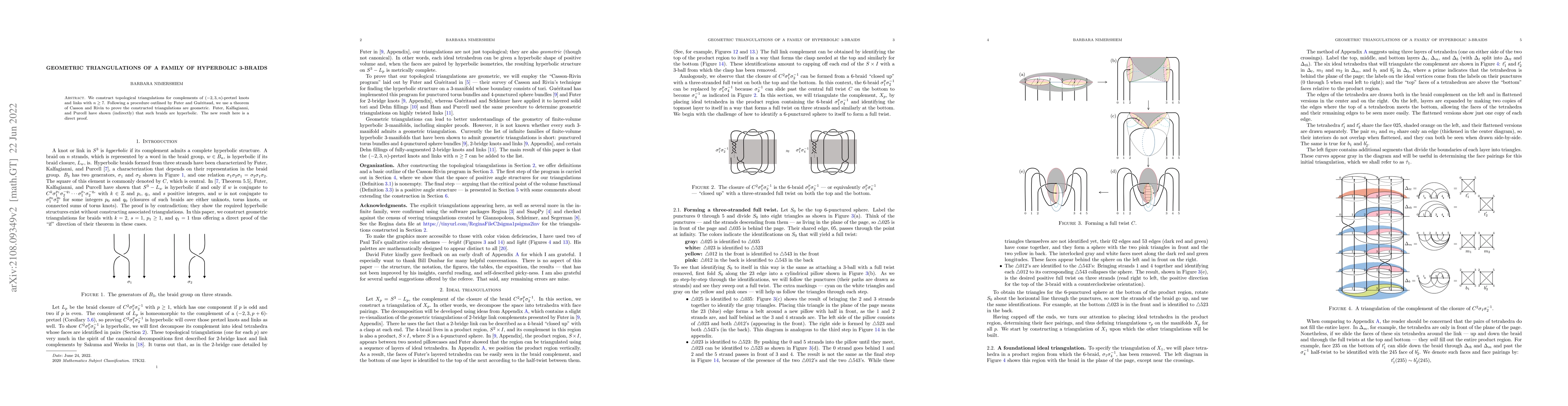 Thumbnail for Geometric triangulations of a family of hyperbolic 3-braids