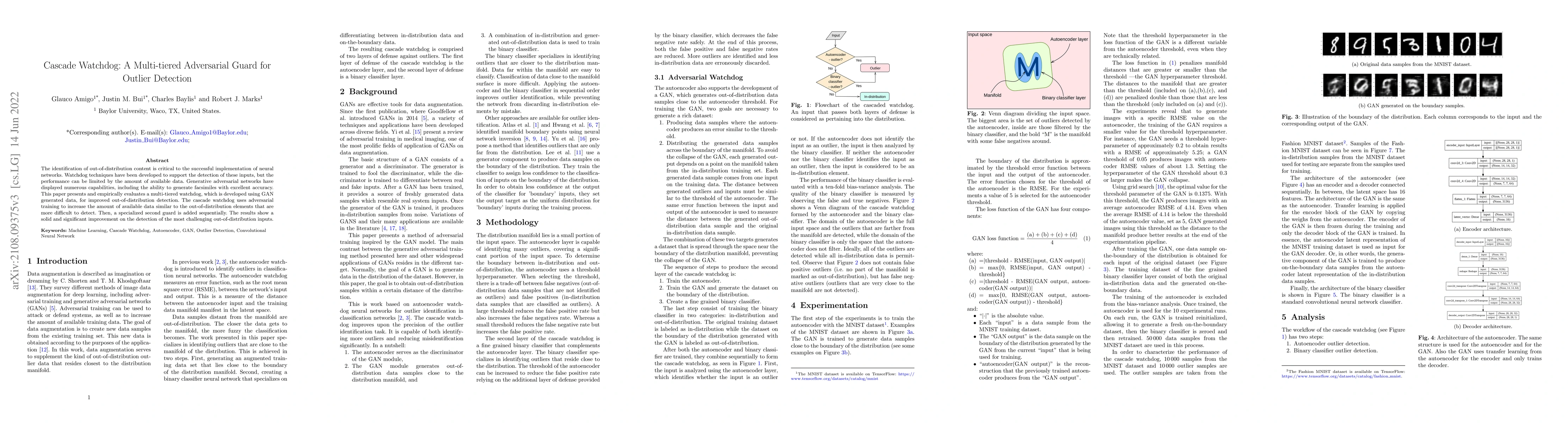 Thumbnail for Cascade Watchdog: A Multi-tiered Adversarial Guard for Outlier Detection