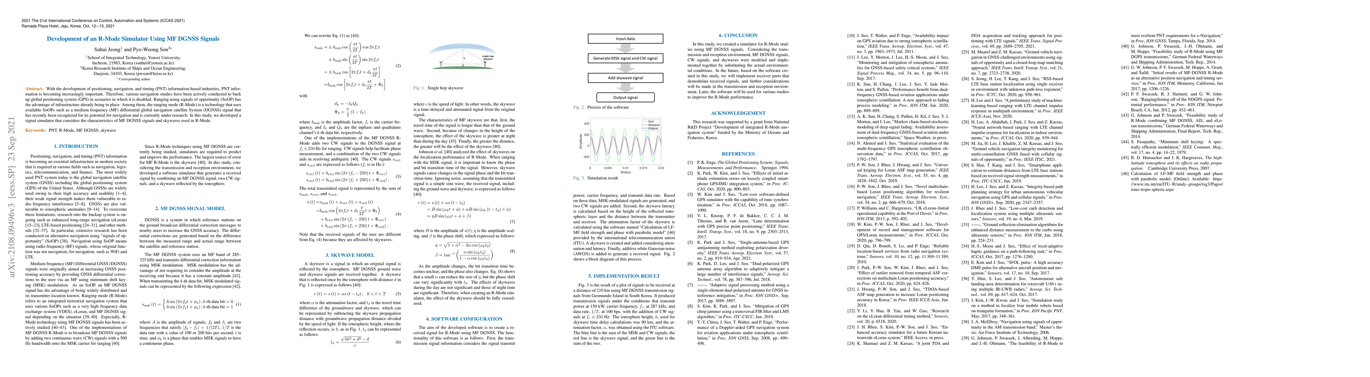 Thumbnail for Development of an R-Mode Simulator Using MF DGNSS Signals