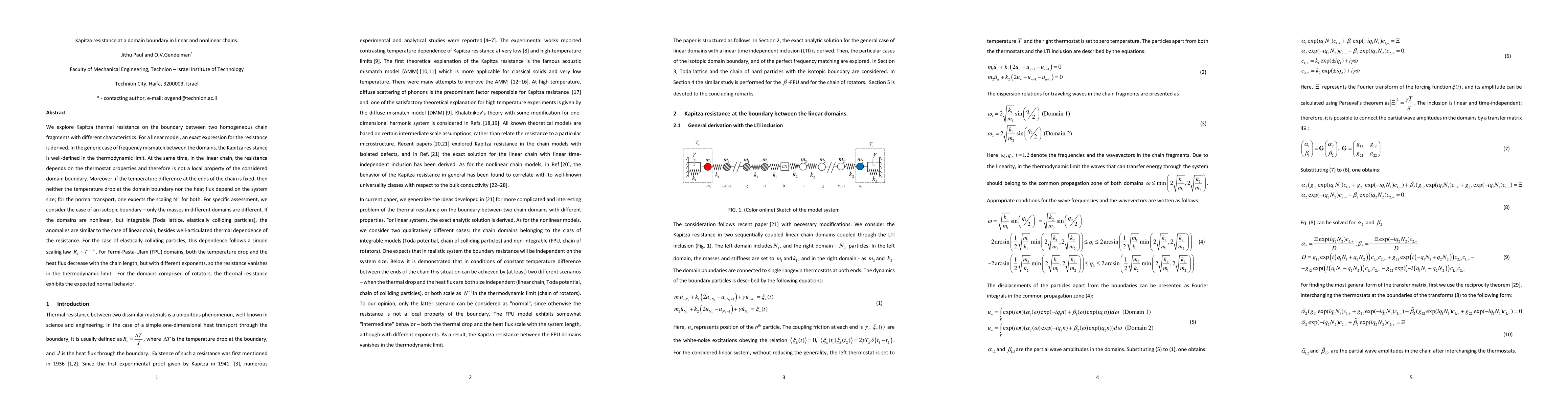 Thumbnail for Kapitza resistance at a domain boundary in linear and nonlinear chains