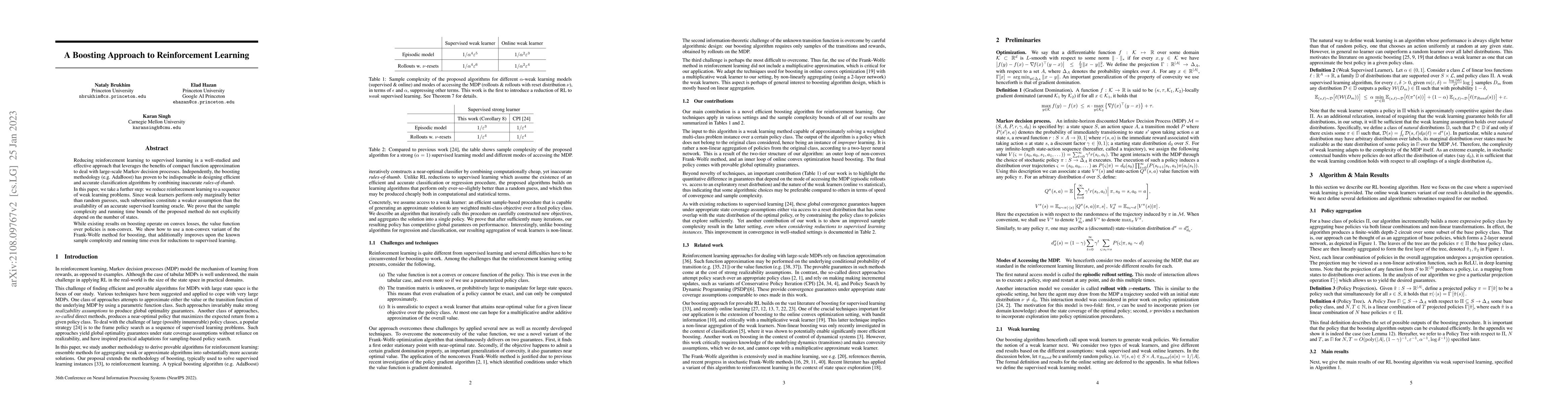 Thumbnail for A Boosting Approach to Reinforcement Learning