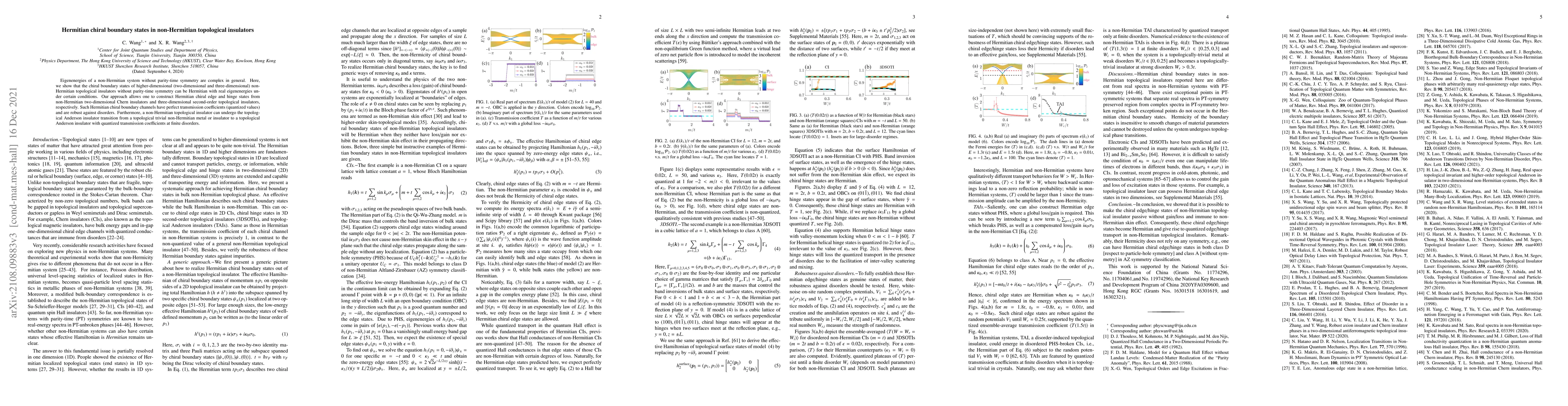 Thumbnail for Hermitian chiral boundary states in non-Hermitian topological insulators