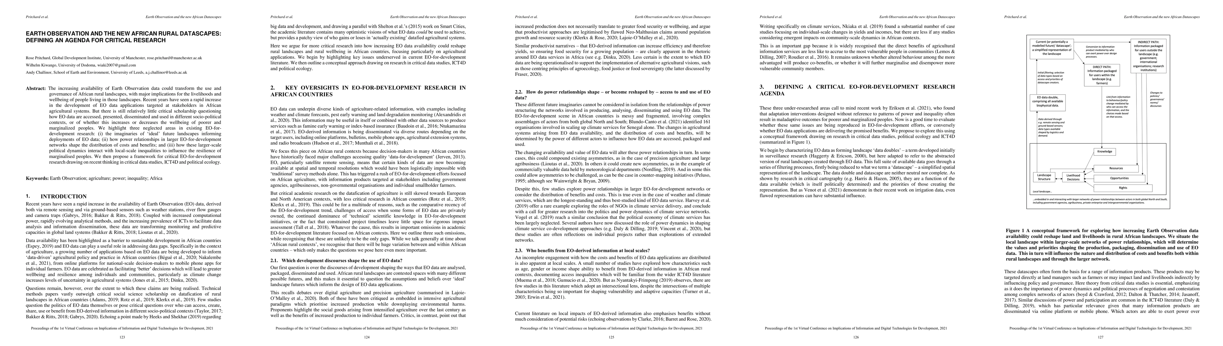 Thumbnail for Earth Observation and the New African Rural Datascapes: Defining an
  Agenda for Critical Research