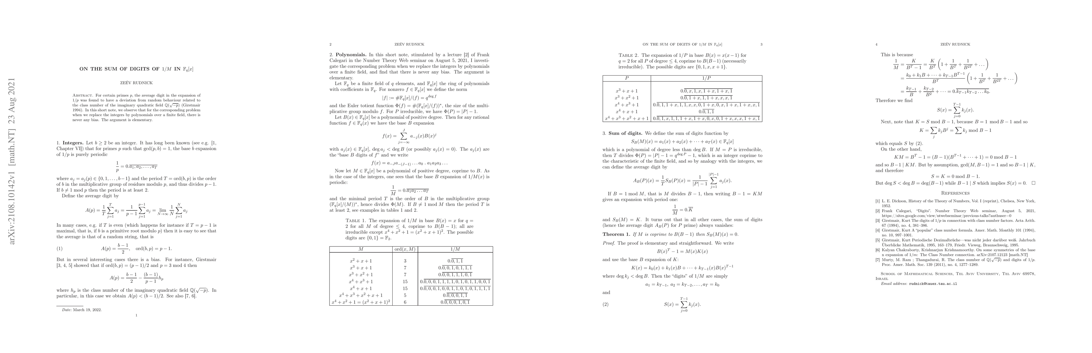 Thumbnail for On the sum of digits of $1/M$ in $\mathbb{F}_q[x]$